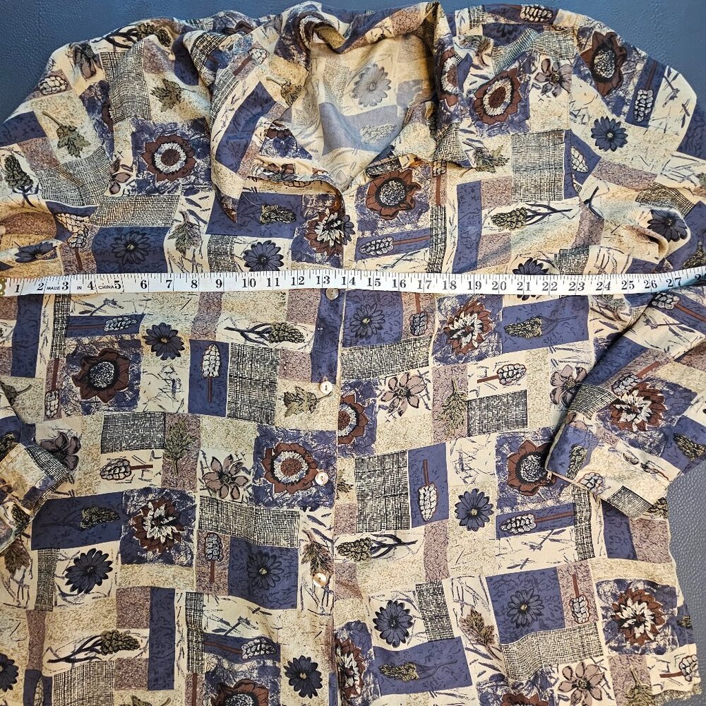 Vintage Stunt Silk Blouse